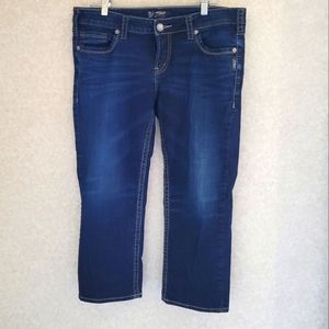 Silver women's Capri